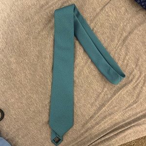 Isaac Mizrahi teal colored tie